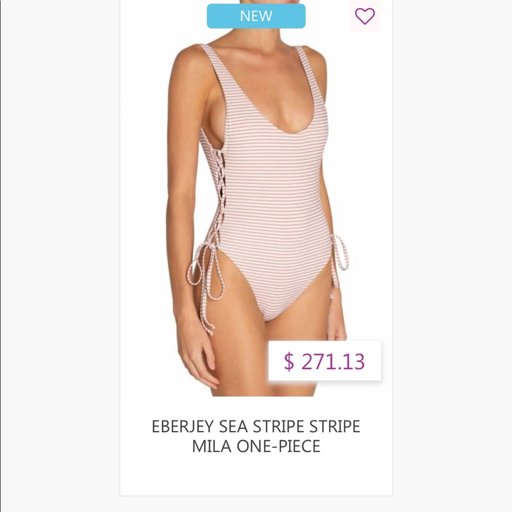 Eberjey Sea Stripe Mika One Piece